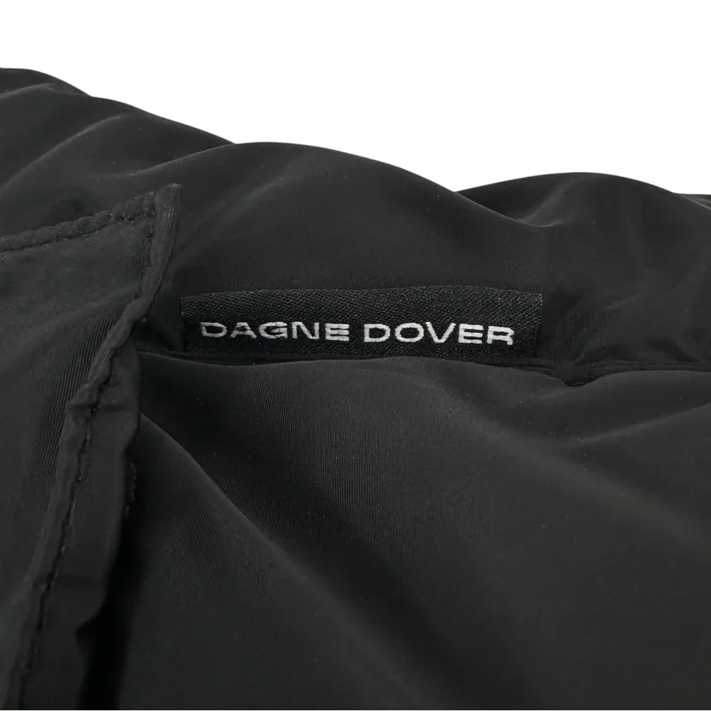 DAGNE DOVER Jemi Cargo Puff Tote - Black Nylon Puffer Tote Bag Laptop Bag